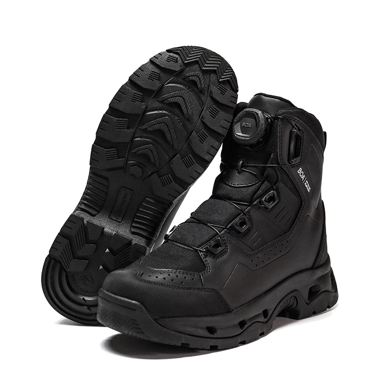 Breathable Sandwich Lining Police Boots