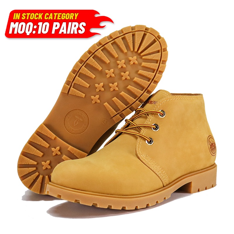 Kumportableng Full Rubber Nubuck Leather Casual Boots