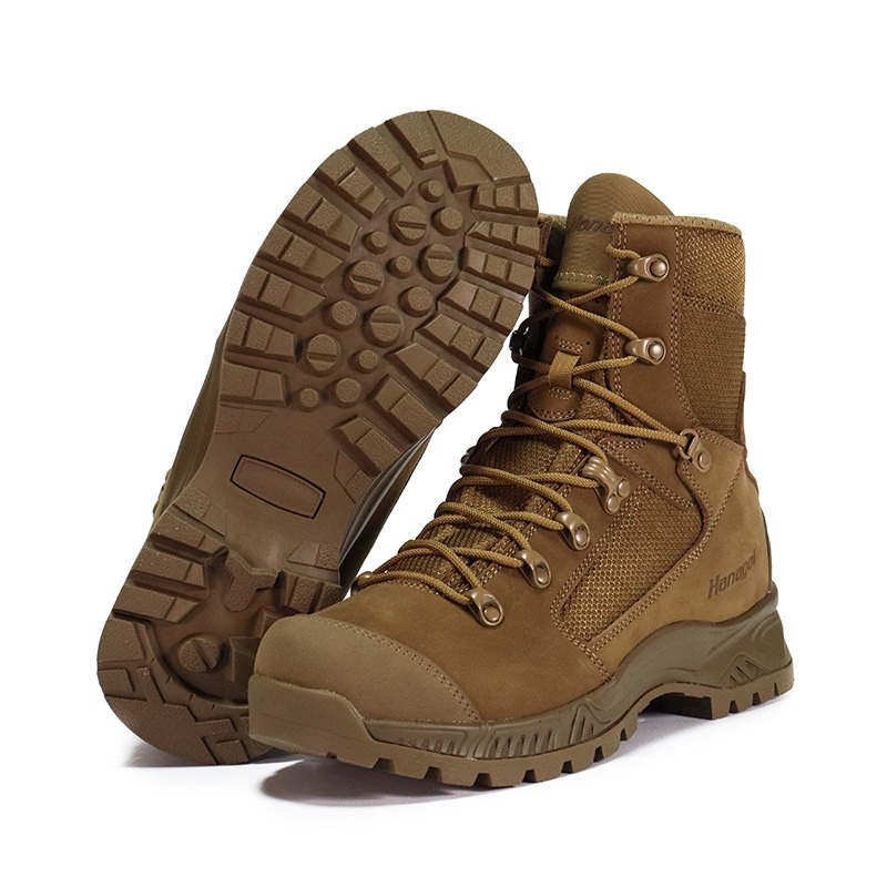 PU Rubber Traction Sole Combat Boots
