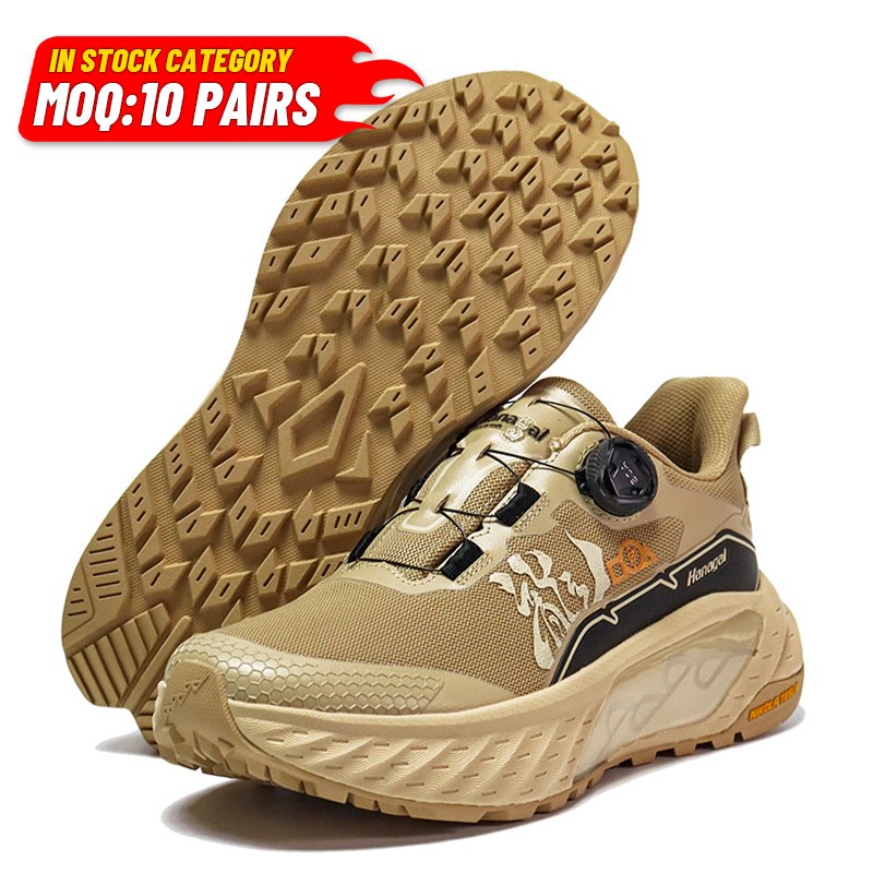 Rubber Outsole Breathable Fabric TPU Running Shoes