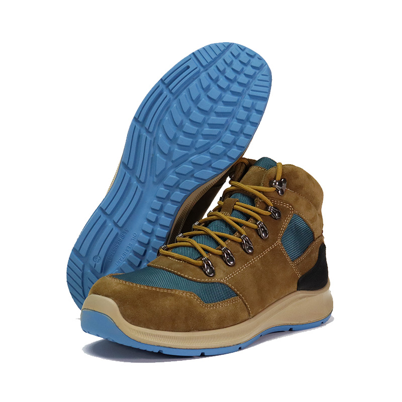 Rubber Outsole Suede Nylon Cloth Working Shoes